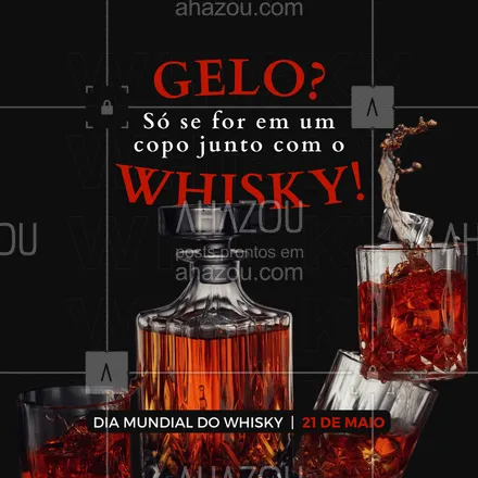 posts, legendas e frases de bares para whatsapp, instagram e facebook: Esse é o único tipo de gelo que você recebe por aqui! 😜😂😂😂
#diadowhisky #whisky #ahazoutaste #bar  #cocktails  #drinks  #mixology 