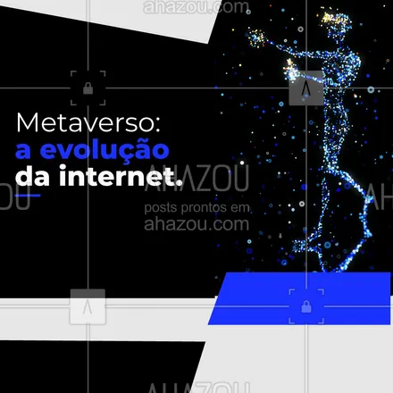 posts, legendas e frases de marketing digital para whatsapp, instagram e facebook: Um novo mundo se apresentou recentemente, chamado de Metaverso. É a nossa conexão com um mundo virtual, tendência encarada como a evolução da internet. Por meio dela conseguimos viver uma vida completa fora da realidade como conhecemos, trabalhando, estudando e interagindo.
#AhazouMktDigital #metaverso #marketing #marketingdigital #mktdigital #redessociais #socialmedia #empreendedorismo #negocios #empreendedorismodigital #business