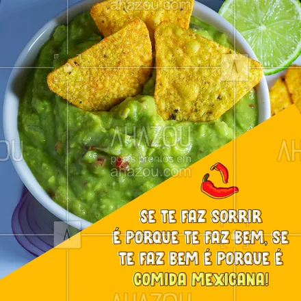 posts, legendas e frases de cozinha mexicana para whatsapp, instagram e facebook: E se faz bem precisa comer em dobro! ???
#ComidaMexicana #Texmex #ahazoutaste #vivamexico #ahazoutaste 