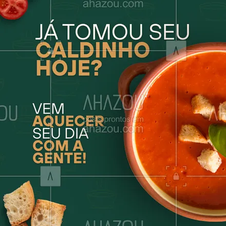 posts, legendas e frases de para whatsapp, instagram e facebook: Seja para o almoço, jantar ou aquele lanche reforçado: nossos caldos são a pedida certa.
#caldosquentes #saborquefica #quentinhododia #vemexperimentar #friozero