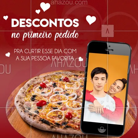 posts, legendas e frases de pizzaria para whatsapp, instagram e facebook: O amor está no ar e o cheirinho da nossa pizza também! ❤?
Faça seu pedido e aproveite o desconto no primeiro pedido ?
(XX) XXXXX-XXXX
#pizzalife #pizzalovers#ahazoutaste  #pizzaria #pizza 