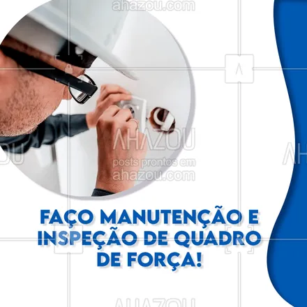 posts, legendas e frases de eletricista para whatsapp, instagram e facebook: Sabe aquela caixinha que fica na entrada da sua casa? Ela precisa de manutenção periódica, para evitar problemas futuros! Por isso não perca mais tempo, entre em contato 📞 (inserir número) e agende seu horário! #serviços #eletricista #eletricidade #AhazouServiços #eletrica #serviçosparacasa #manutençao #caixadeforça