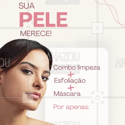 posts, legendas e frases de estética facial para whatsapp, instagram e facebook: Esse combo é pra quem quer um tratamento completo com toque de spa:
👉 Esfoliação personalizada
👉 Extração de cravos com técnica delicada
👉 Máscara calmante e revitalizante
Tudo em um único atendimento. Aproveite!
#skincarecompleto #esteticafacial #combopeleperfeita #limpezadepeleprofunda #tratamentodepele
