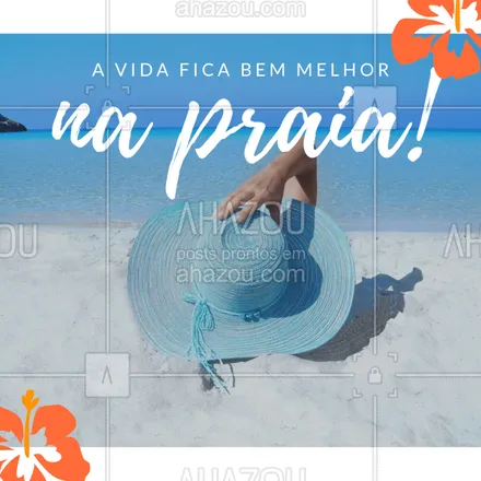 posts, legendas e frases de posts para todos para whatsapp, instagram e facebook: Quem concorda? #praia #ahazou #loucosporpraia