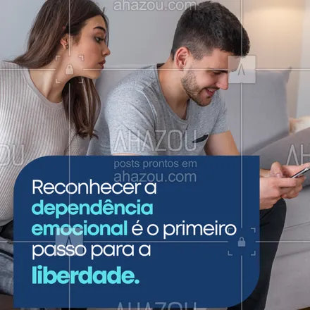 posts, legendas e frases de saúde mental para whatsapp, instagram e facebook: Se você sente que não consegue viver sem a aprovação ou presença de alguém, pode ser um sinal de dependência emocional. A terapia oferece ferramentas para reconquistar sua autonomia e viver relações mais saudáveis. 🌱❤️
#DependênciaEmocional #LiberdadeEmocional #Psicologia #Terapia