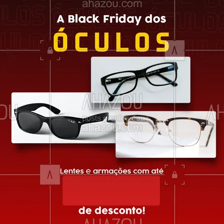 posts, legendas e frases de óticas  para whatsapp, instagram e facebook: Na nossa Black Friday você garante óculos e armações por preços espetaculares! Aproveite!🎉👓  #blackfriday #novembro #november #óculos #óculosdesol #óculossolares #glasses #sunglasses #AhazouÓticas #lentesdecontato  #oculos  #oculosdegrau  #oculosdesol  #otica  #oticas 