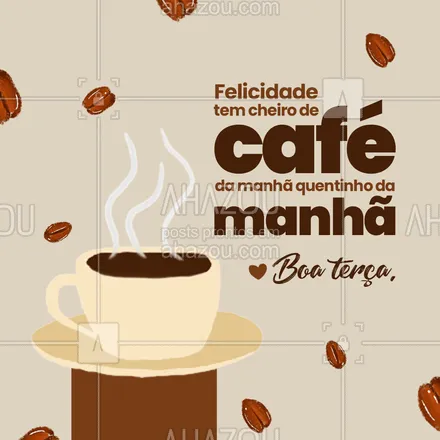 posts, legendas e frases de cafés para whatsapp, instagram e facebook: Com nosso café, toda manhã tem cheiro de felicidade. Os melhores grãos moídos da melhor forma para você.
#ahazoutaste #barista  #café  #cafeteria  #coffee  #coffeelife 