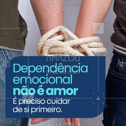 posts, legendas e frases de para whatsapp, instagram e facebook: Você já se perguntou se está em um relacionamento saudável? A dependência emocional pode confundir amor com necessidade excessiva do outro. A terapia ajuda a reconhecer esses padrões e a reconstruir sua autoestima. Cuide de você! 🌱✨
#DependênciaEmocional #AmorPróprio #Psicologia #Terapia