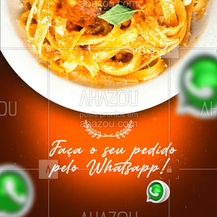 posts, legendas e frases de cozinha italiana para whatsapp, instagram e facebook: Já estamos abertos! Faça seu pedido: ?(preencher) #ahazoutaste  #pasta #italianfood #restauranteitaliano #italy #cozinhaitaliana #massas #comidaitaliana #pedido #delivery