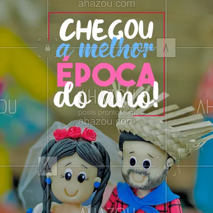posts, legendas e frases de posts para todos para whatsapp, instagram e facebook: Finalmente! Vem São João! #sãojoão #ahazou #festajunina