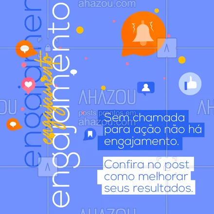 posts, legendas e frases de marketing digital, influenciador de marketing digital para whatsapp, instagram e facebook: Você produz conteúdo relevante para sua audiência, posta com regularidade e mesmo assim seus seguidores não engajam? Você pode estar utilizando a CTA de maneira incorreta. Call to Action ou Chamada para Ação é utilizada para dizer aos seus seguidores o que eles devem fazer. Seja curtir, marcar alguém, entrar em contato, salvar o post, etc. Se você apenas lança o conteúdo nas redes sociais, mas não diz o que espera que as pessoas façam, você pode estar perdendo tempo e dinheiro. Confira abaixo alguns exemplos de CTAs que vão levar seus seguidores a engajarem com seus conteúdos:
- Quer mais posts como este? Curta pra eu saber que você gostou;
- Marque uma amiga que também vai gostar deste conteúdo;
- Encaminhe esse post para um amigo que precisa desta informação;
- Você concorda? Deixe nos comentários a sua opinião.
Utilizando as CTAs de maneira correta, você vai melhorar o engajamento com as suas postagens e, com isso, fazer com que o algoritmo entre seu conteúdo para ainda mais pessoas.
Gostou das sugestões? Clique na bandeirinha do post para salvar e consultar sempre que precisar. #marketing #marketingdigital #mktdigital #redessociais #socialmedia #dicas #AhazouMktDigital #AhazouInfluencer 