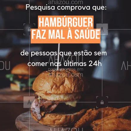 posts, legendas e frases de hamburguer para whatsapp, instagram e facebook: Se as pesquisas estão dizendo é melhor acreditar ????
#ahazoutaste #food #gastro #burger