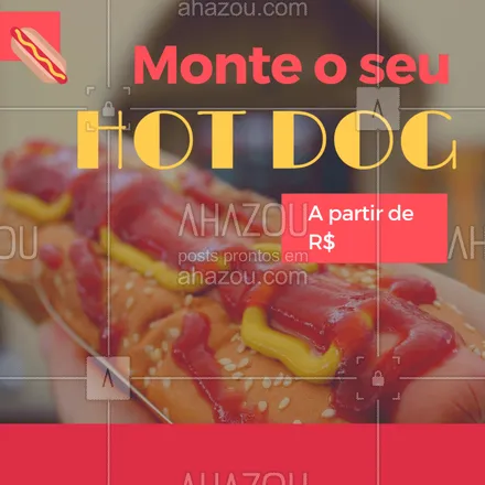 posts, legendas e frases de hot dog  para whatsapp, instagram e facebook: Vai perder essa promoção?? Vem pra cá comer hot dog!! #hotdog #ahazou #cachorroquente #gastro #ahazoutaste 