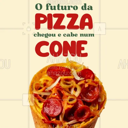 posts, legendas e frases de pizzaria para whatsapp, instagram e facebook: Tradição italiana + praticidade moderna = Pizza no cone! Massa crocante, recheio generoso e zero bagunça. Quer experimentar essa inovação? Peça já! 📞
#PizzaNoCone #RevoluçãoDaPizza #GastronomiaCriativa #PeçaSua