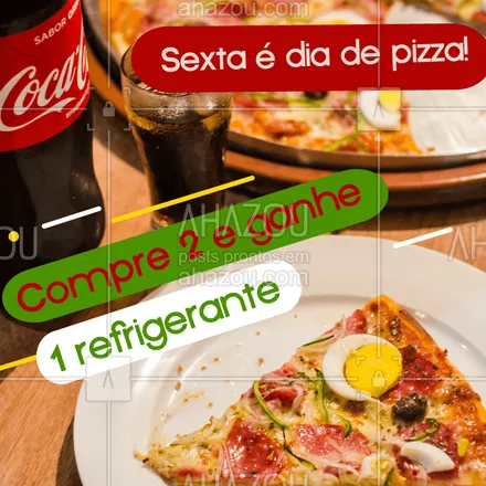 posts, legendas e frases de pizzaria para whatsapp, instagram e facebook: Aproveite a promoção do dia! Faça seu pedido. #alimentacao #ahazou #pizza #promocao 