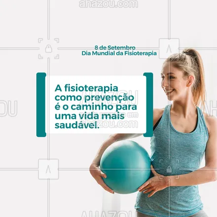 posts, legendas e frases de fisioterapia para whatsapp, instagram e facebook: A Fisioterapia é uma grande aliada ao tratamento de muitas doenças, mas o que muita gente não sabe é que ela também é excelente como tratamento preventivo de doenças como obesidade, pneumonia, hipertensão e diabetes, além de melhorar a postura e a simetria corporal, evitando dores e lesões na lombar e em outras partes do corpo. #fisioterapia #prevencao #tratamento #AhazouSaude
 #fisio  #fisioterapeuta  #physiotherapy  #qualidadedevida 