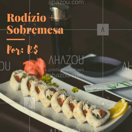 posts, legendas e frases de cozinha japonesa para whatsapp, instagram e facebook: É isso mesmo, você não vai perder essa né? Peça já o seu! #combo #sushi #ahazou #sashimi #japones #delivery