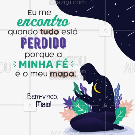 posts, legendas e frases de outras fés & religiões para whatsapp, instagram e facebook: Que a sua fé possa te guiar durante esse novo mês e ser o seu porto seguro sempre que o seu barco passar por turbulências! 🙏🏻✨
#bemvindomaio #Maio #AhazouFé #afirmação  #religioes  #energias  #fé  #frase  #gratidão  #motivacional 