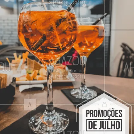 posts, legendas e frases de bares para whatsapp, instagram e facebook: Julho chegou! Aproveite nossas promos do mês ? #promoçao #ahazoutaste #Julho