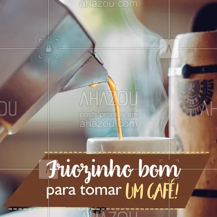 posts, legendas e frases de cafés para whatsapp, instagram e facebook: Só assim para se aquecer! #café #ahazou #friozinhobom