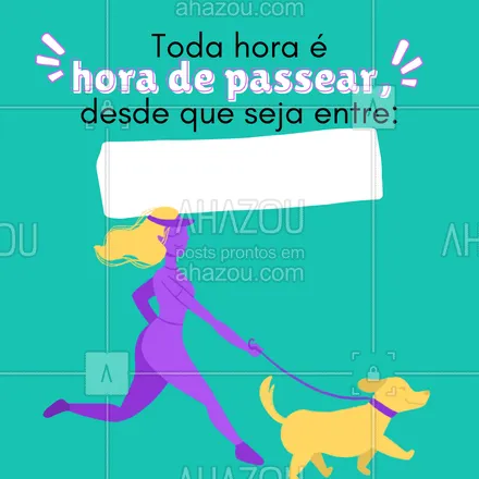 posts, legendas e frases de dog walker & petsitter para whatsapp, instagram e facebook: E aí, vamos agendar o passeio do seu amigão? ??
#passeio #dogwalker #AhazouPet  #dogwalk #doglover #dogwalkersofinstagram
