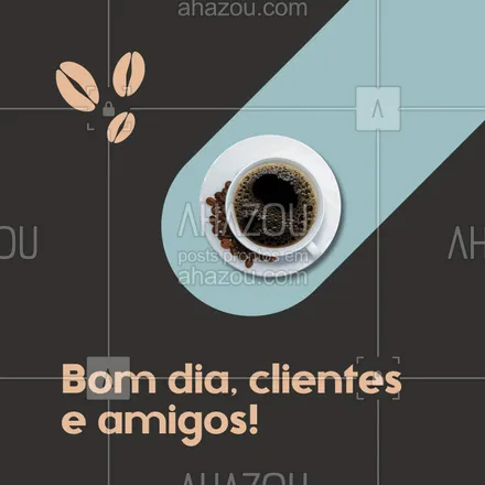 posts, legendas e frases de cafés para whatsapp, instagram e facebook: Qualquer dia que começa com café já começa incrível, concordam? ☕️ #cafés #ahazoutaste #cafeteria