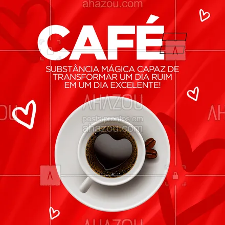 posts, legendas e frases de cafés para whatsapp, instagram e facebook: E aí, você é do time que o dia muda completamente depois de uma boa xícara de café? ☕ Conta pra gente aqui nos comentários! 👇🏻
#ahazoutaste #barista  #café  #cafeteria  #coffee  #coffeelife 