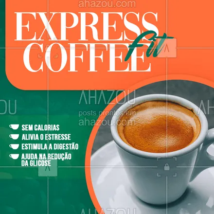 posts, legendas e frases de cafés para whatsapp, instagram e facebook: Todo mundo ama um café expresso, não é mesmo? ? Os benefícios de tomar ele sem açúcar, fazem você se apaixonar ainda mais e sua saúde agradece!

Temos várias opções de café fit pra você ? Venha saborear!☕
#cafefit #saudavel #light #lowcarb #ahazoutaste #bandbeauty #cafeexpresso