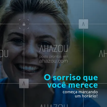 posts, legendas e frases de odontologia para whatsapp, instagram e facebook: A nossa agenda está livre, agora é só marcar o seu horário. A sua saúde dental agradece. ?#AhazouSaude  #odontologia #sorriso  #dentes