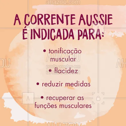 posts, legendas e frases de estética corporal para whatsapp, instagram e facebook: Já ouviu falar neste tratamento completo para melhorar a tonificação muscular? Agende sua avaliação agora mesmo! ? #esteticacorporal #ahazouestetica #correnteaussie #ahzreview