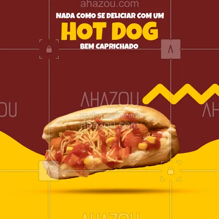 posts, legendas e frases de hot dog  para whatsapp, instagram e facebook: O dia pode estar indo de mal a pior: o momento de morder um hot dog sempre estará ali pra nos confortar 🌭🥰 #ahazoutaste #hotdog  #hotdoglovers  #food  #cachorroquente #frase #lanches