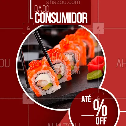 posts, legendas e frases de cozinha japonesa para whatsapp, instagram e facebook: Em comemoração ao dia do consumidor, preparamos um desconto super especial pra você ? Nossos pratos com até __% de desconto!!!
Você não pode deixar de aproveitar ??‍♀?‍♂

#diadoconsumidor #desconto #consumidor #promoção #bandbeauty #ahazoutaste #comidajaponesa #sushi