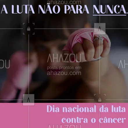 posts, legendas e frases de assuntos variados de Saúde e Bem-Estar para whatsapp, instagram e facebook: Parar de lutar não é uma opção, continue firme e forte. 
 #AhazouSaude  #viverbem
 #bemestar #qualidadedevida #cuidese #saude #combatecontraocancer