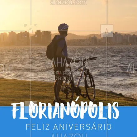 posts, legendas e frases de posts para todos para whatsapp, instagram e facebook: A queridinha dos surfistas, está fazendo aniversário nesse sábado! Parabéns Florianópolis!
#parabens #ahazou #florianopolis