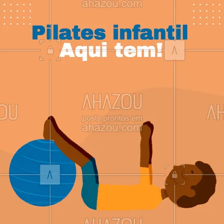 posts, legendas e frases de pilates para whatsapp, instagram e facebook: Aqui a criançada é muito bem recebida. Aulas dinâmicas e divertidas.
Traga o seu filho.
#AhazouSaude #pilatesinfantil  #pilateslovers  #pilatesbody  #pilates  #fitness 