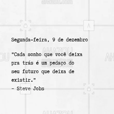 posts, legendas e frases de posts para todos para whatsapp, instagram e facebook: 🌠🚀 Não abandone seus sonhos. Cada um é um pedaço do seu futuro esperando para ser realizado! #SonheGrande #Futuro#ahazou #frasesmotivacionais #motivacionais #motivacional #frasedodia