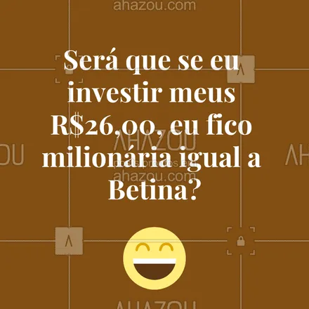 posts, legendas e frases de posts para todos para whatsapp, instagram e facebook: Será mesmo? ?? #meme #ahazou #milionario #milhao #engraçado