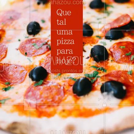 posts, legendas e frases de pizzaria para whatsapp, instagram e facebook: Tem coisa melhor? #pizza #ahazou #pizzaria #alimentaçao #comida