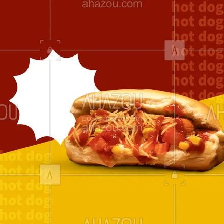 posts, legendas e frases de hot dog  para whatsapp, instagram e facebook: Aquela promoção básica para matar a fome, peça já o seu! ? #ahazoutaste #hotdog #hotdoglovers #hotdoggourmet #cachorroquente #promocoes