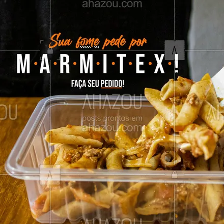 posts, legendas e frases de marmitas para whatsapp, instagram e facebook:  Atenda o pedido da sua fome e encomenda uma marmita! ? FONE: ? (__) (____-____)
#ahazoutaste  #marmitando #marmitas #comidacaseira #comidadeverdade #marmitex