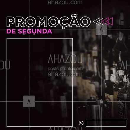 posts, legendas e frases de bares para whatsapp, instagram e facebook: Segundou e temos promoções especiais pra você! 
#vemprobar #ahazou #promocao #bares
