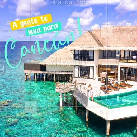 posts, legendas e frases de agências & agentes de viagem para whatsapp, instagram e facebook: Você vai para Cancún e vai fazer a melhor a viagem da sua vida! Entre em contato e conheça os nossos pacotes. ✈🏖 #cancún #méxico #AhazouTravel #viagens  #agentedeviagens  #viageminternacional  #viajar  #viagem  #trip  #agenciadeviagens 