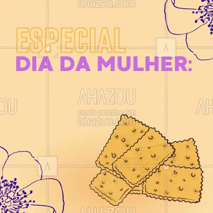 posts, legendas e frases de pastelaria  para whatsapp, instagram e facebook: Pastéis na promoção para você curtir o Dia da mulher! #ahazoutaste #amopastel  #pastel  #pastelaria 