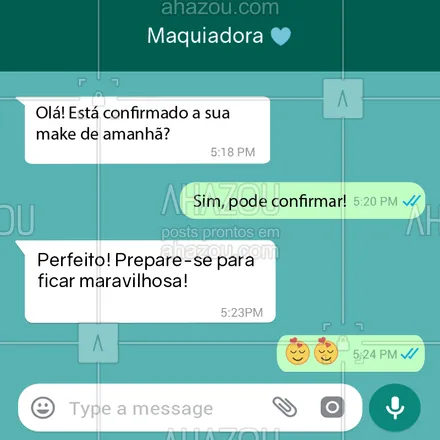 posts, legendas e frases de maquiagem para whatsapp, instagram e facebook: Confirmar a sua presença é muito importante para mim! Se não puder comparecer, procure avisar com antecedência. Eu agradeço e outra diva também! ? #agendamento #ahazou #maquiagem #makeup