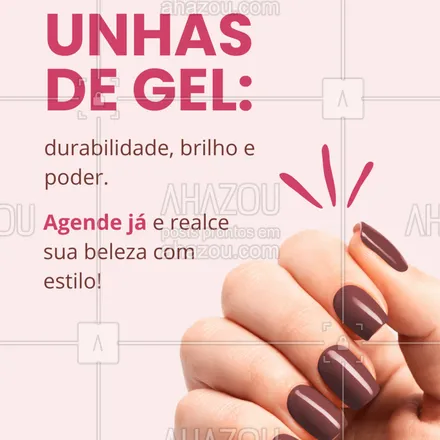 posts, legendas e frases de  para whatsapp, instagram e facebook: Chega de esmalte lascado! Com unhas de gel, você garante um visual impecável por muito mais tempo.
📲 Marque seu horário e venha arrasar com unhas perfeitas!

#unhasdegel #unhasperfeitas #gelnails #unhasduradouras #naildesign #unhaspoderosas #nailart #autocuidado #agendeja