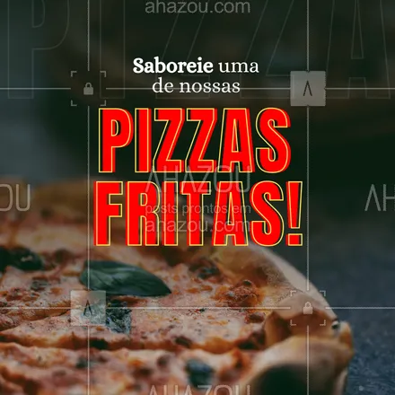 posts, legendas e frases de pizzaria para whatsapp, instagram e facebook: Chegou a hora das queridinhas! Entre em contato e confira nossas opções de pizza frita para a sua noite ficar perfeita. #ahazoutaste #pizza  #pizzalife  #pizzalovers  #pizzaria 