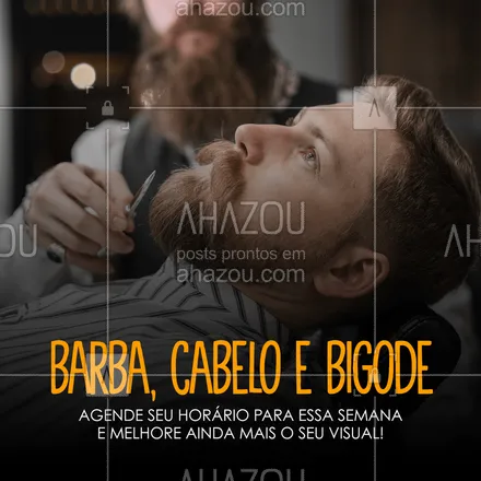 posts, legendas e frases de barbearia para whatsapp, instagram e facebook: Ainda não agendou o seu horário para essa semana?
Não perca mais tempo!
Agende agora memso e melhore ainda mais o seu visual.
#AhazouBeauty #barba  #barbearia  #barbeiro  #barbeiromoderno  #barbeirosbrasil  #barber  #barberLife  #barberShop  #barbershop  #brasilbarbers  #cuidadoscomabarba 