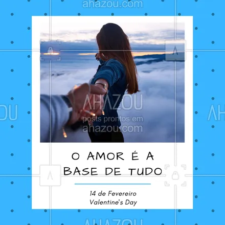 posts, legendas e frases de posts para todos para whatsapp, instagram e facebook: Vamos celebrar o amor! ? #valentinesday #ahazou #amor