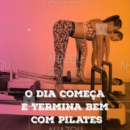 posts, legendas e frases de pilates para whatsapp, instagram e facebook: Pilates é vida! #pilates #ahazou #fisioterapia #exercicios
