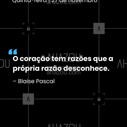 posts, legendas e frases de para whatsapp, instagram e facebook: Nem tudo na vida se explica pela lógica. Permita-se sentir, mesmo que seja ilógico. O caminho para a verdade nem sempre passa pela mente. ❤️ #RazõesDoCoração #BlaisePascal #Intuição #AlémDaLógica #Sentimento